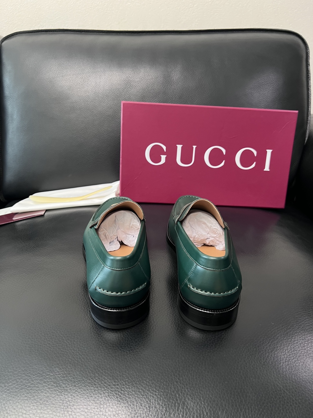 Gucci 高品质  顶级工艺品  古奇  皮高帮专柜新款原厂配置，意大利进口牛皮面料，进口牛皮内里垫，