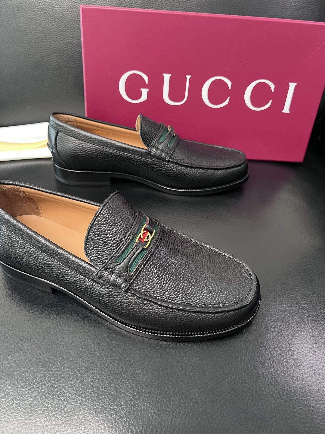 Gucci 高品质  顶级工艺品  古奇  皮高帮专柜新款原厂配置，意大利进口牛皮面料，进口牛皮内里垫，