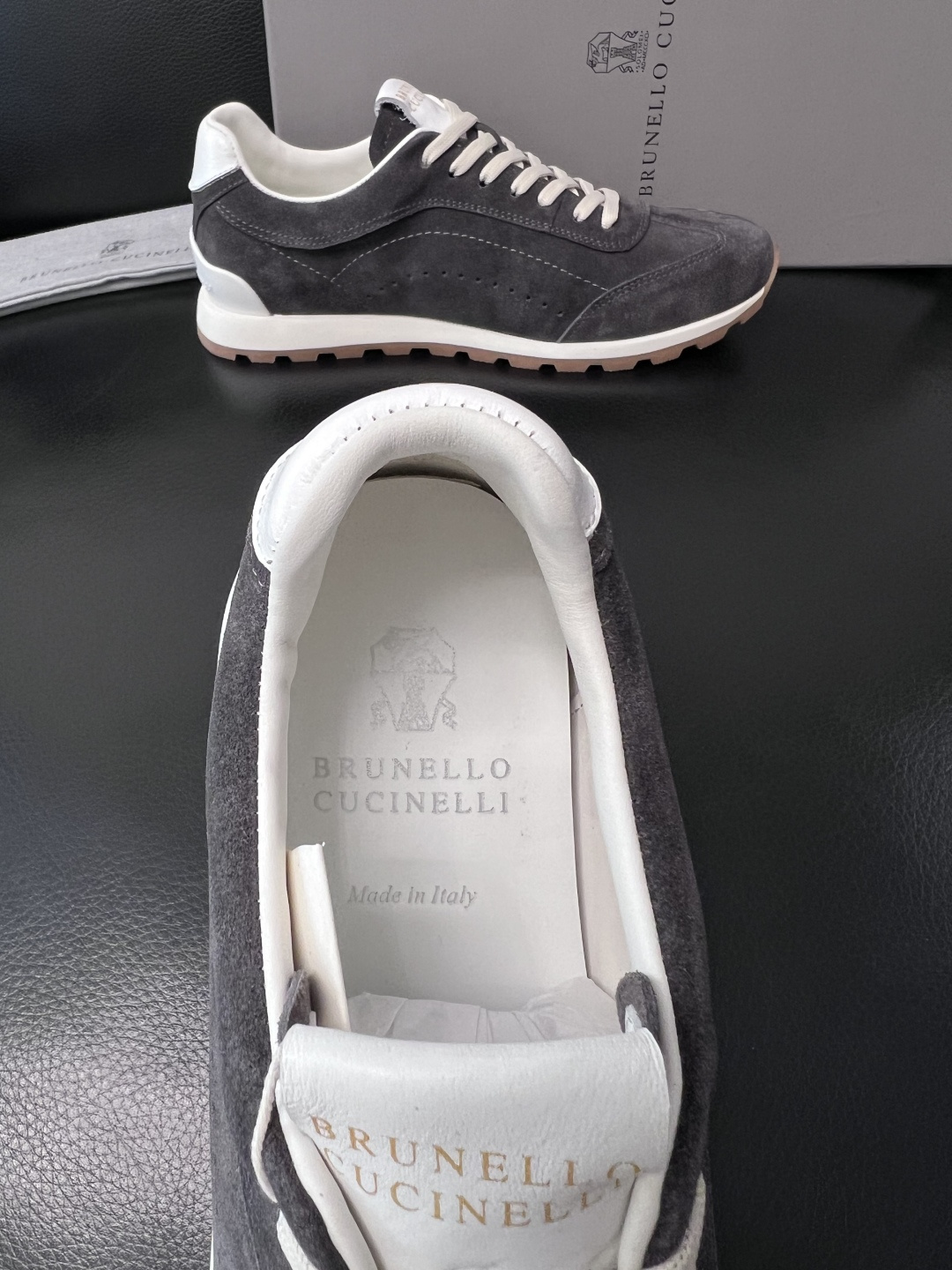 Brunello Cucinelli  高品质 顶级工艺品  BC  专柜同步原厂配置，意大利进口牛皮面