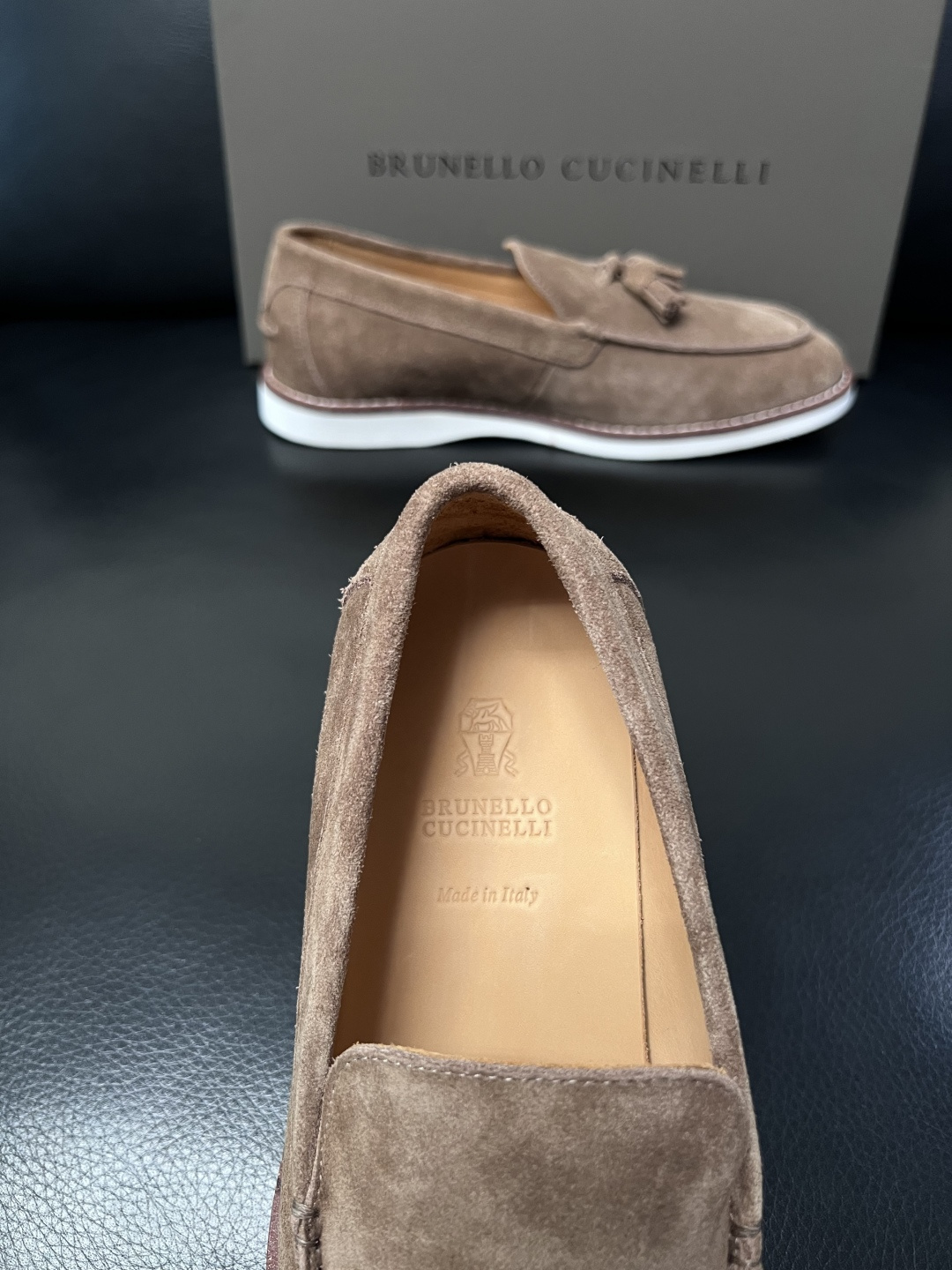 Brunello Cucinelli  高品质 顶级工艺品  BC  专柜同步原厂配置，意大利进口牛皮面