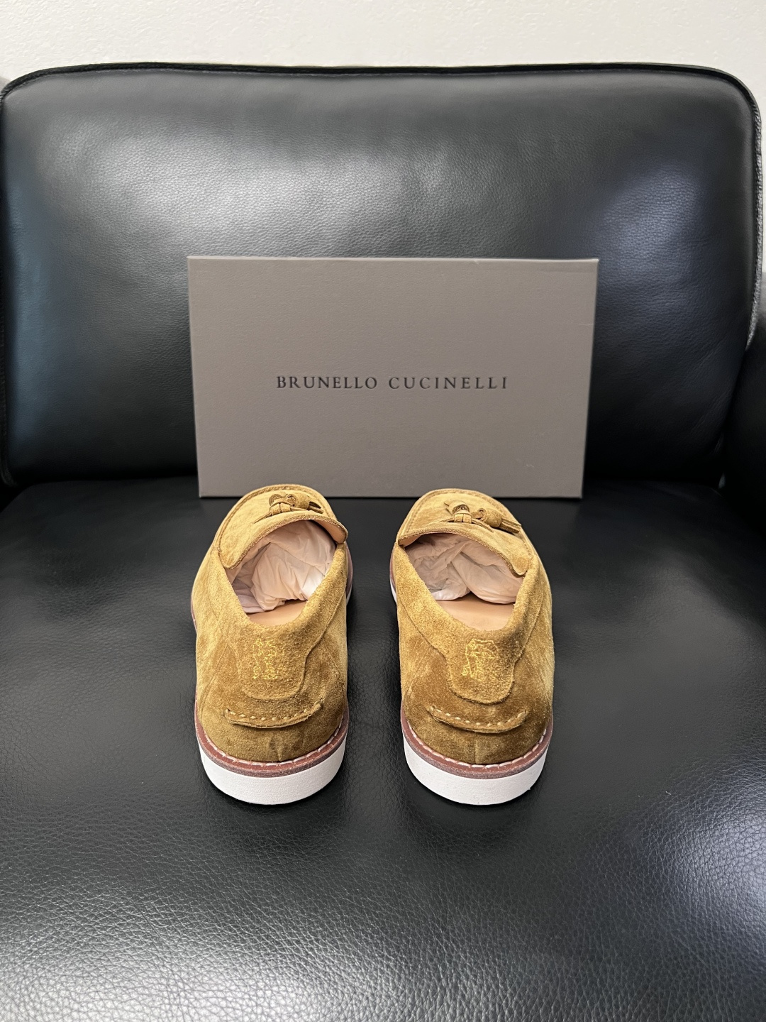 Brunello Cucinelli  高品质 顶级工艺品  BC  专柜同步原厂配置，意大利进口牛皮面
