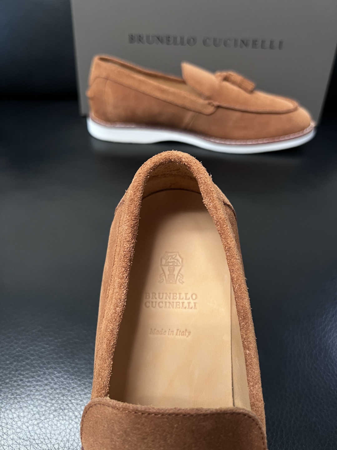 Brunello Cucinelli  高品质 顶级工艺品  BC  专柜同步原厂配置，意大利进口牛皮面