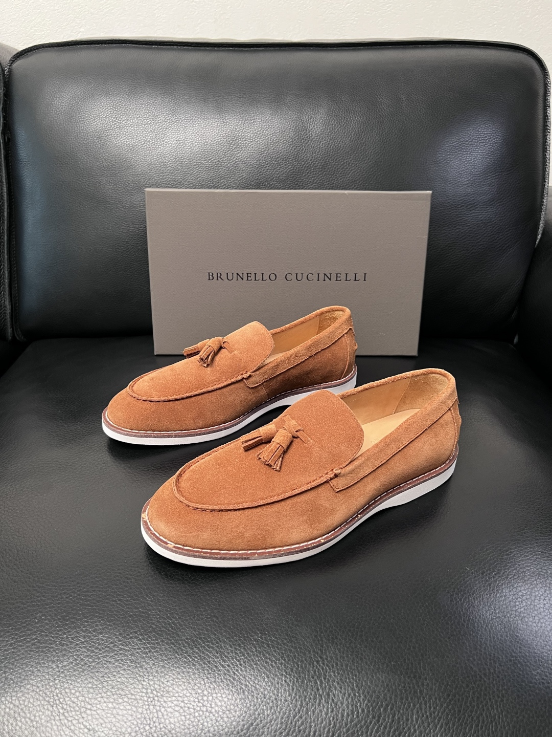 Brunello Cucinelli  高品质 顶级工艺品  BC  专柜同步原厂配置，意大利进口牛皮面