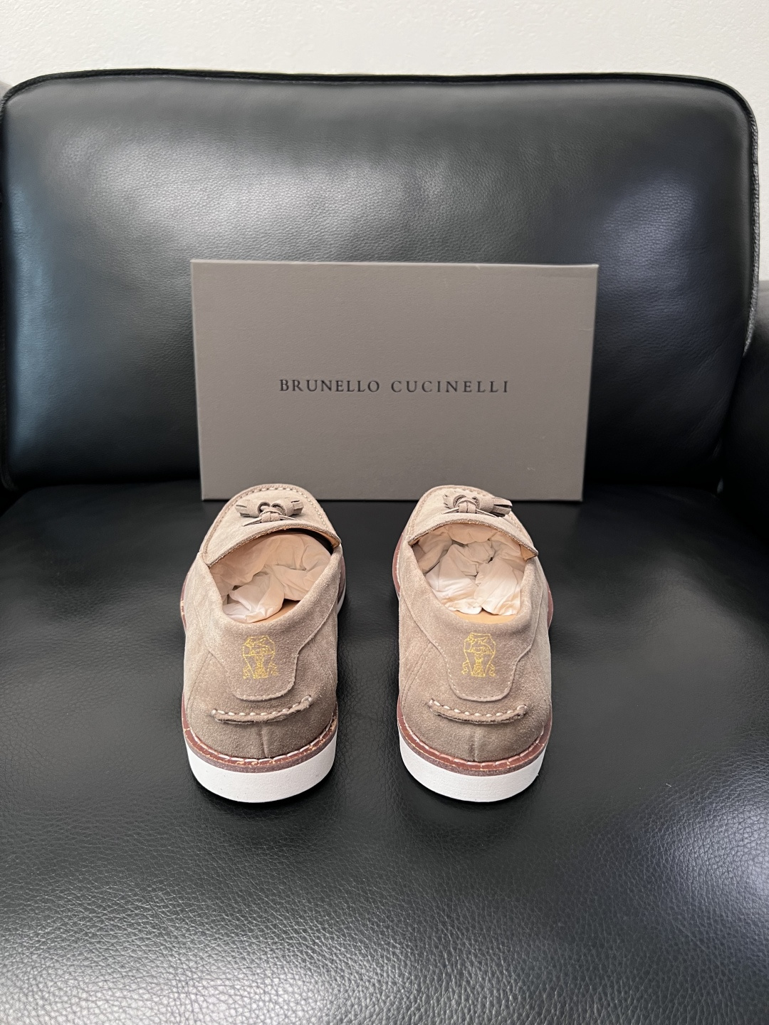 Brunello Cucinelli  高品质 顶级工艺品  BC  专柜同步原厂配置，意大利进口牛皮面