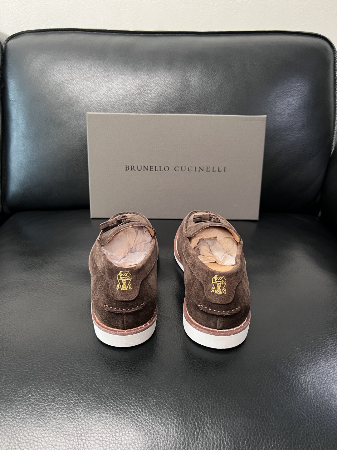 Brunello Cucinelli  高品质 顶级工艺品  BC  专柜同步原厂配置，意大利进口牛皮面