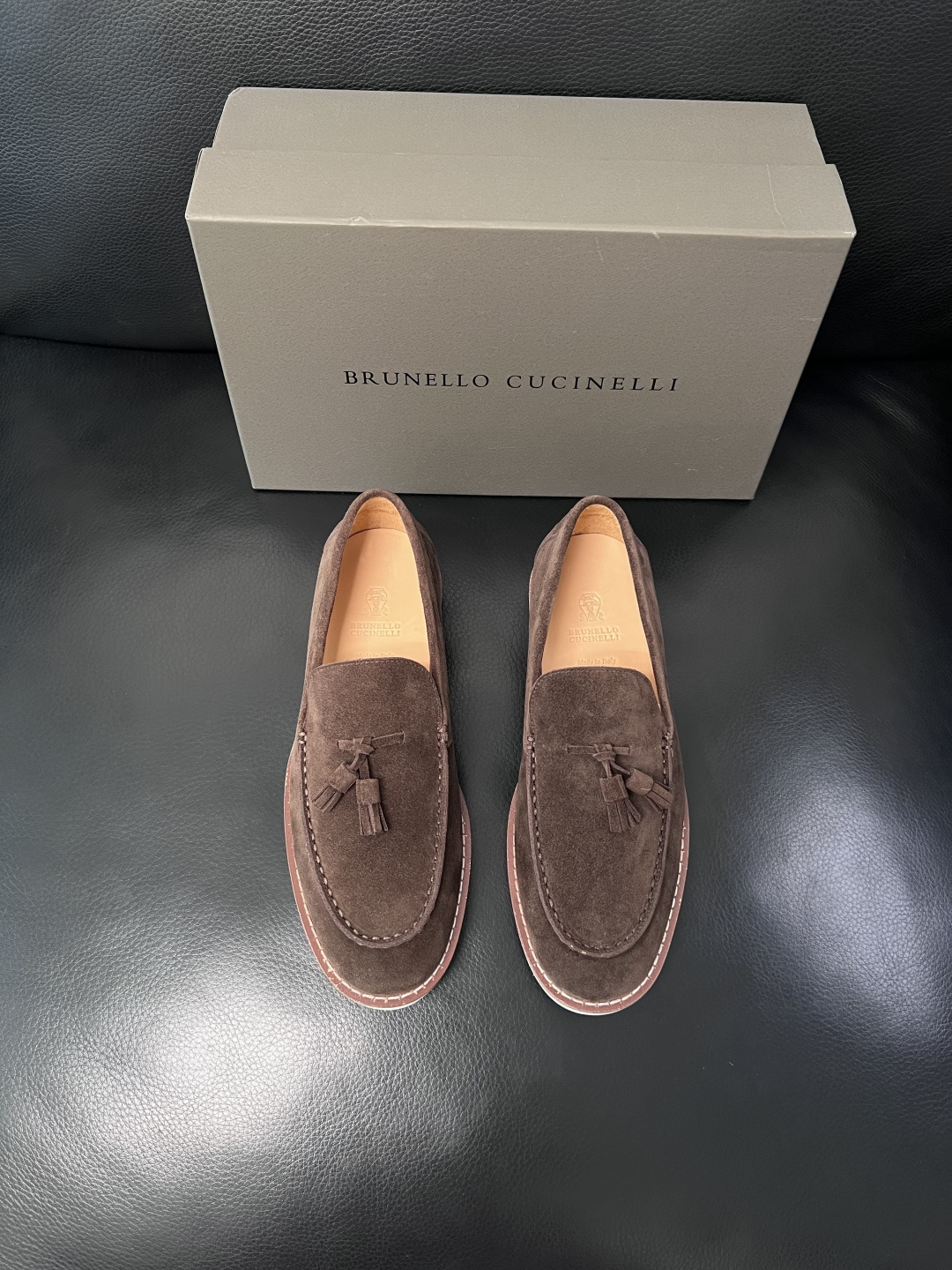 Brunello Cucinelli  高品质 顶级工艺品  BC  专柜同步原厂配置，意大利进口牛皮面