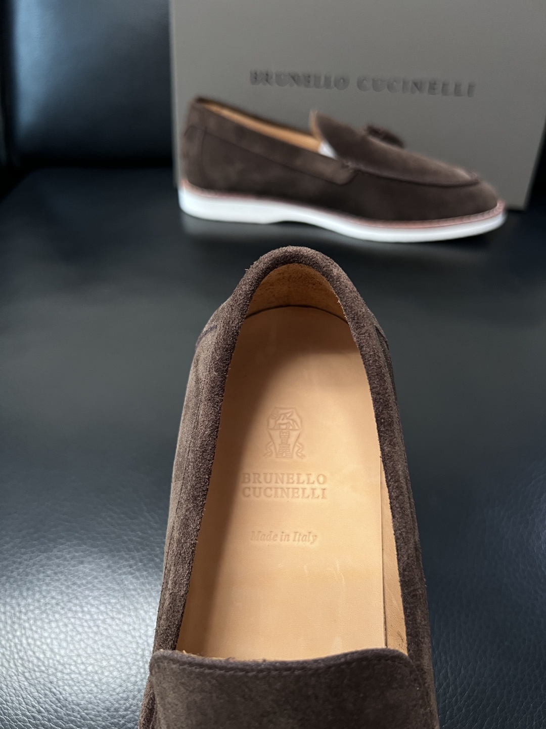 Brunello Cucinelli  高品质 顶级工艺品  BC  专柜同步原厂配置，意大利进口牛皮面