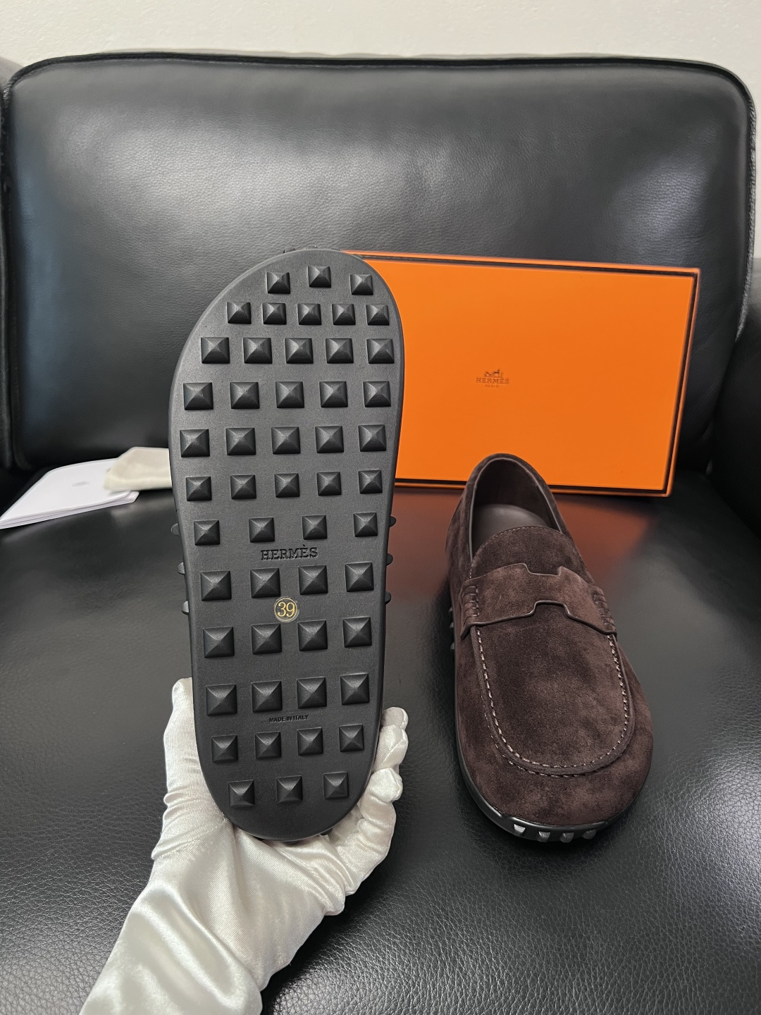 Hermes  高品质  顶级工艺品  爱马仕 专柜同步发售原厂配置，意大利进口原版牛皮面料，高品质拼接