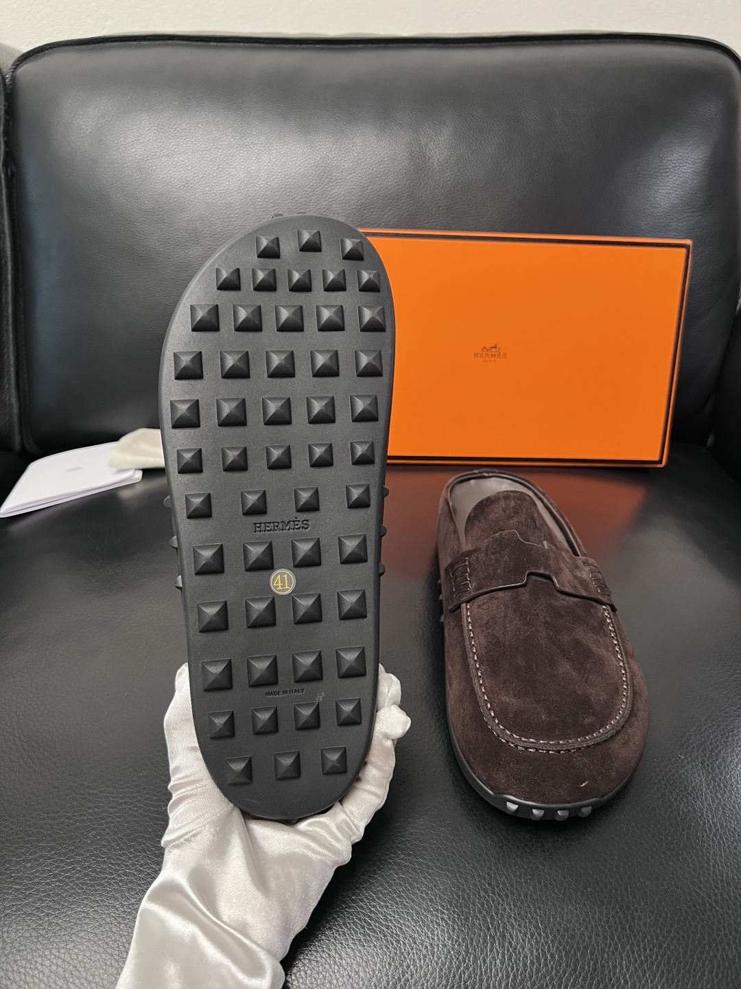 Hermes  高品质  顶级工艺品  爱马仕 专柜同步发售原厂配置，意大利进口原版牛皮面料，高品质拼接