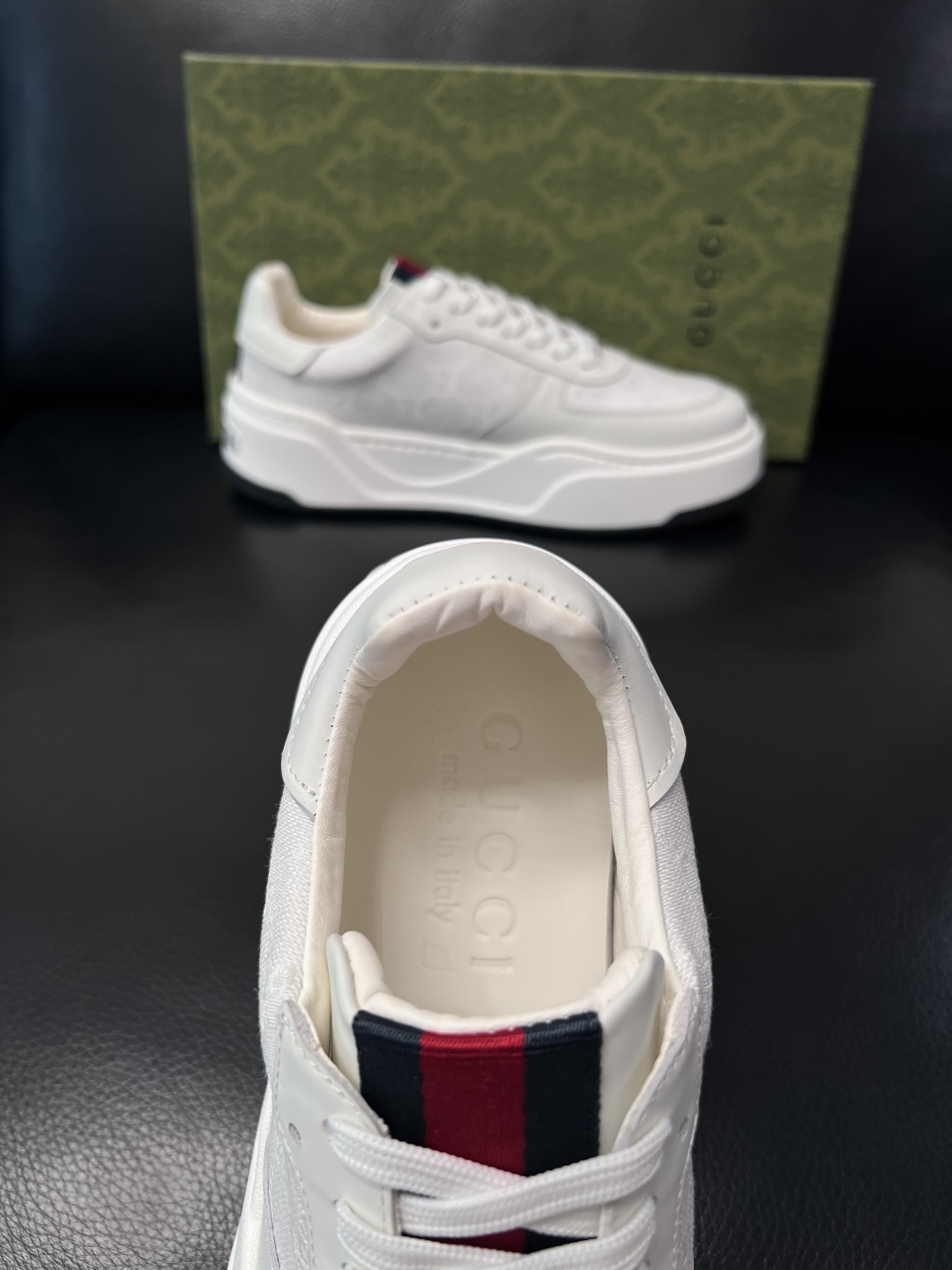 Gucci  高品质  顶级工艺品  古奇专柜新款，原厂配置意大利进口牛皮搭配印花布面料，进口牛皮内里垫