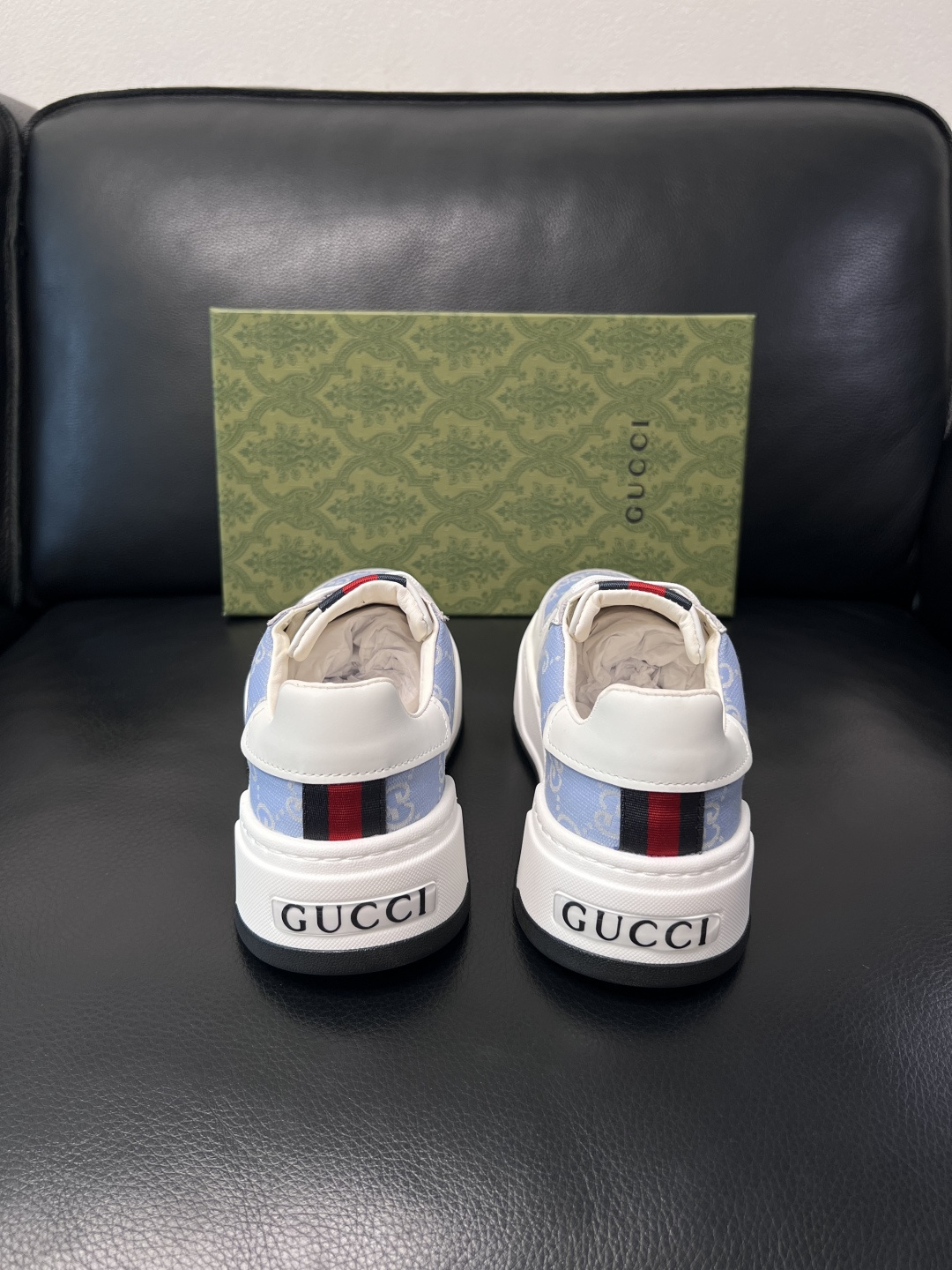 Gucci  高品质  顶级工艺品  古奇专柜新款，原厂配置意大利进口牛皮搭配印花布面料，进口牛皮内里垫