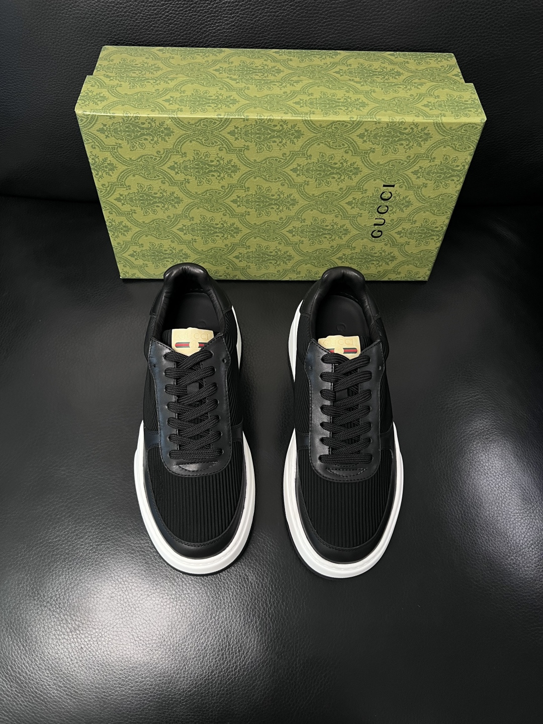 Gucci  高品质  顶级工艺品  古奇专柜新款，原厂配置意大利进口牛皮搭配印花布面料，进口牛皮内里垫