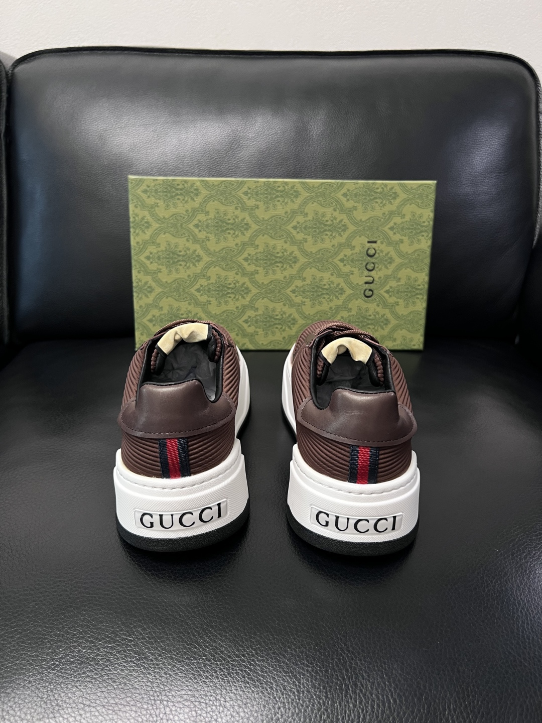 Gucci  高品质  顶级工艺品  古奇专柜新款，原厂配置意大利进口牛皮搭配印花布面料，进口牛皮内里垫