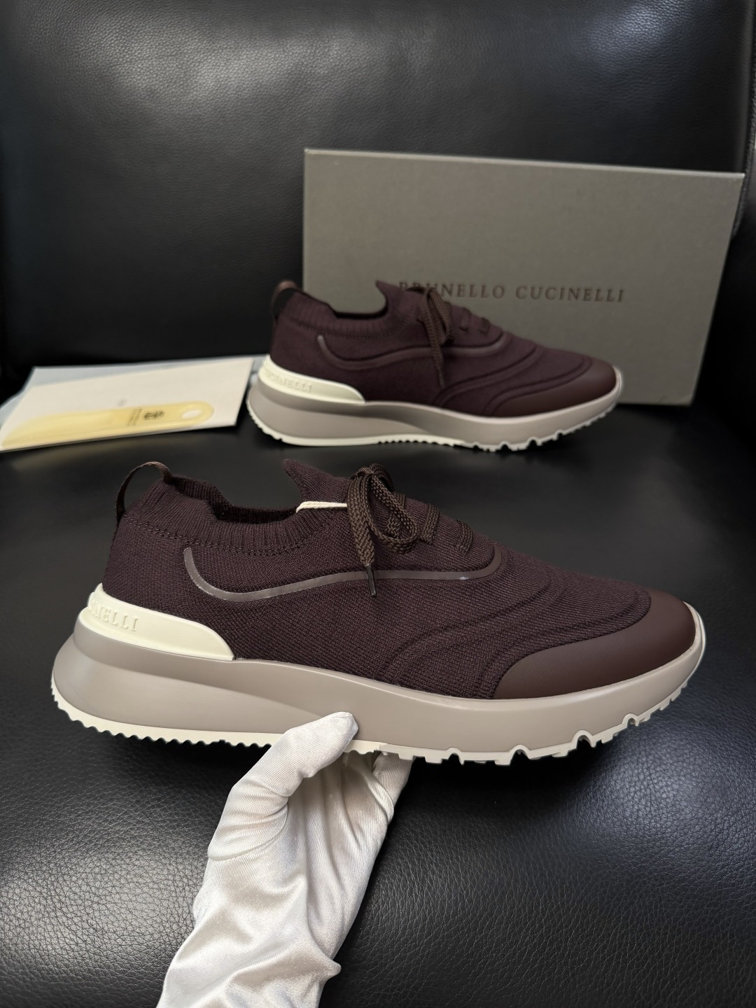 Brunello Cucinelli  高品质 顶级工艺品  BC  专柜同步原厂配置，意大利进口牛皮面