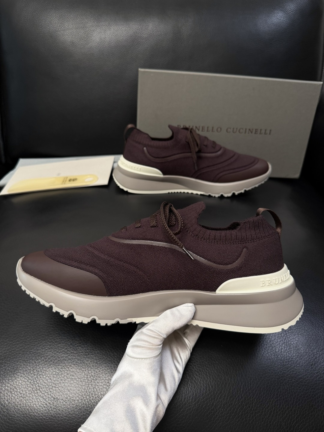 Brunello Cucinelli  高品质 顶级工艺品  BC  专柜同步原厂配置，意大利进口牛皮面