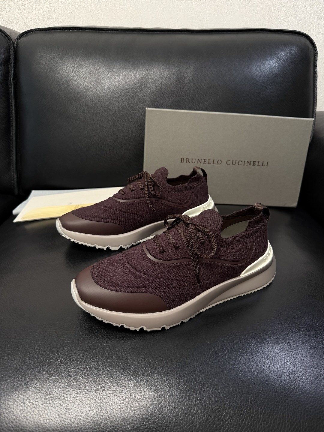 Brunello Cucinelli  高品质 顶级工艺品  BC  专柜同步原厂配置，意大利进口牛皮面