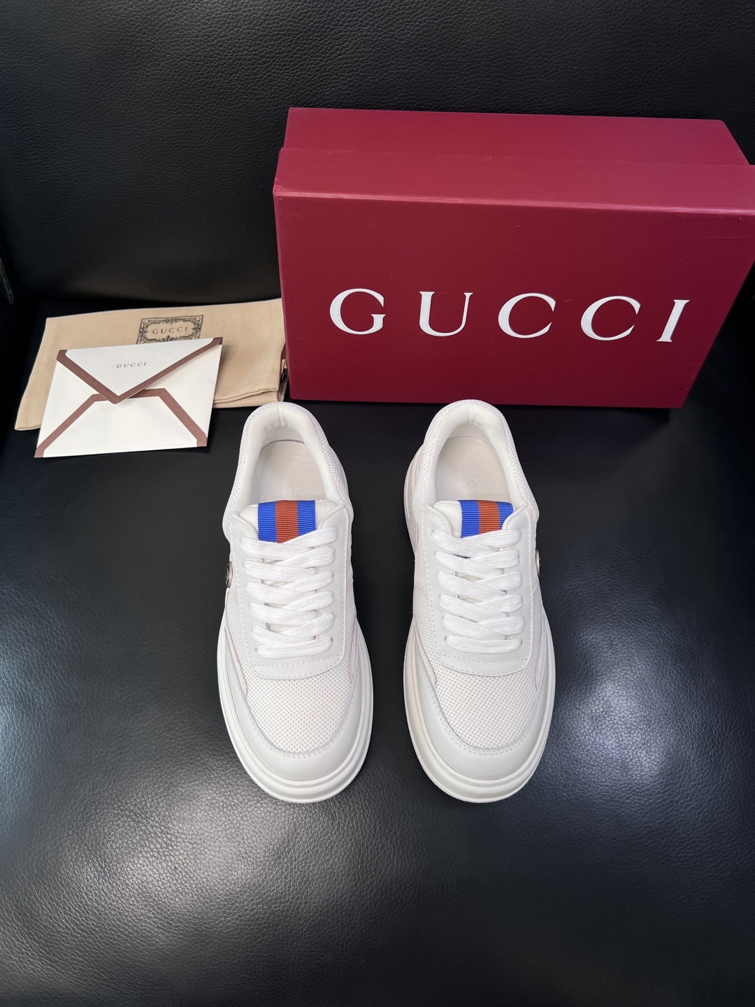Gucci  高品质  顶级工艺品  古奇  专柜新款原厂配置，意大利进口牛皮搭配印花布面料，进口牛皮内