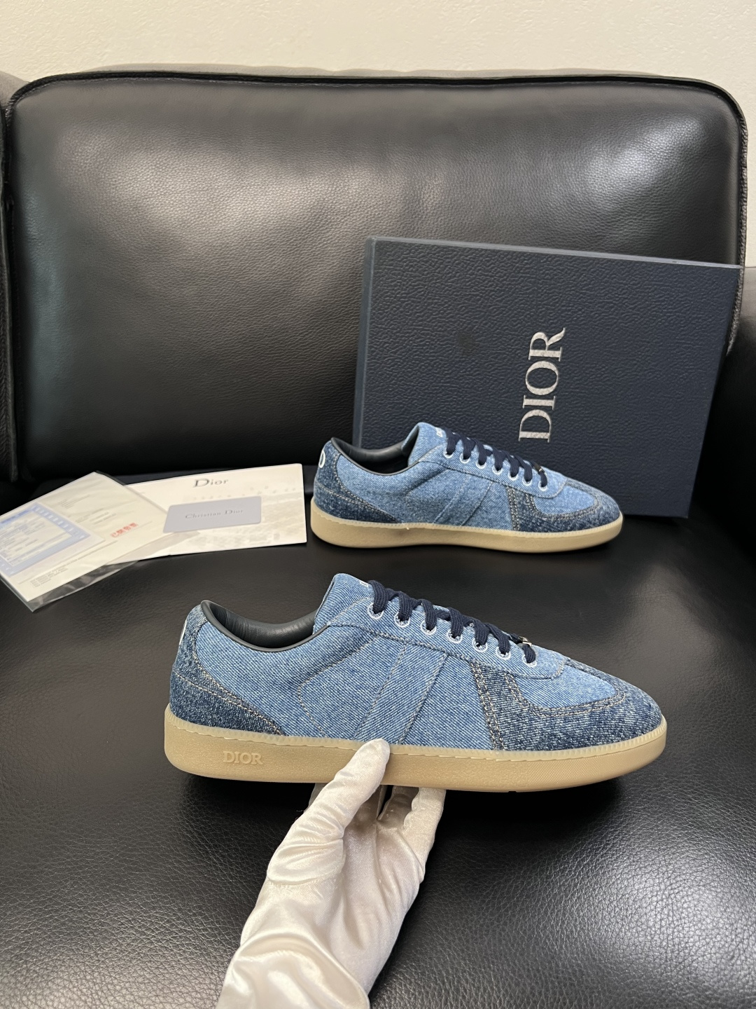 Dior 顶级工艺品 迪奥  专柜同步 原厂配置，意大利进口原版牛皮面料，透气舒适进口水染牛里垫，鞋底：