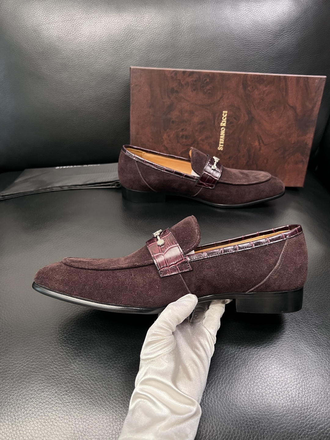 StefanoRicci  高品质  顶级代购   史蒂芬 劳尼治 皮鞋专柜新品同步，鞋面意大利进口牛皮