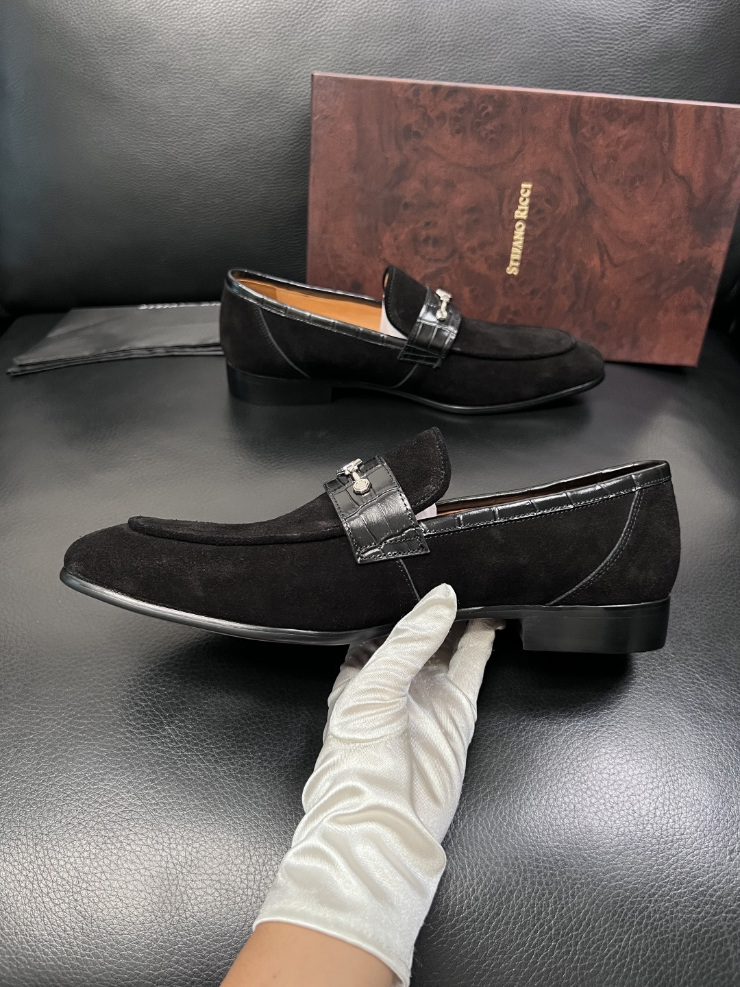 StefanoRicci  高品质  顶级代购   史蒂芬 劳尼治 皮鞋专柜新品同步，鞋面意大利进口牛皮