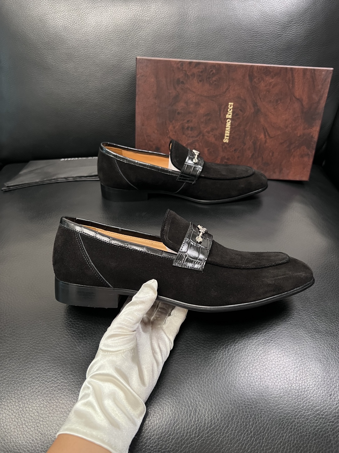 StefanoRicci  高品质  顶级代购   史蒂芬 劳尼治 皮鞋专柜新品同步，鞋面意大利进口牛皮