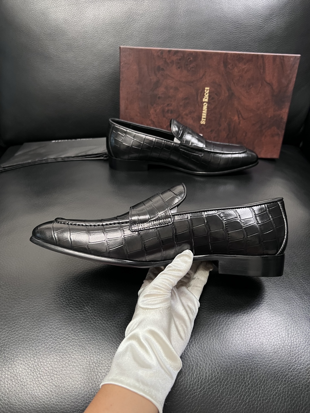 StefanoRicci  高品质  顶级代购   史蒂芬 劳尼治 皮鞋专柜新品同步，鞋面意大利进口牛皮
