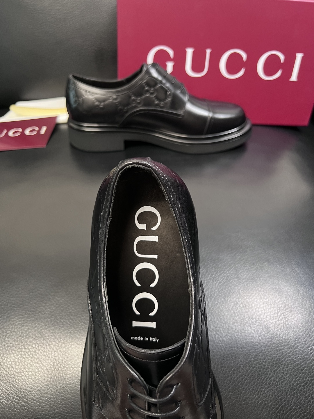 Gucci 高品质  顶级工艺品  古奇  皮鞋专柜新款原厂配置，意大利进口牛皮面料，进口牛皮内里垫，透
