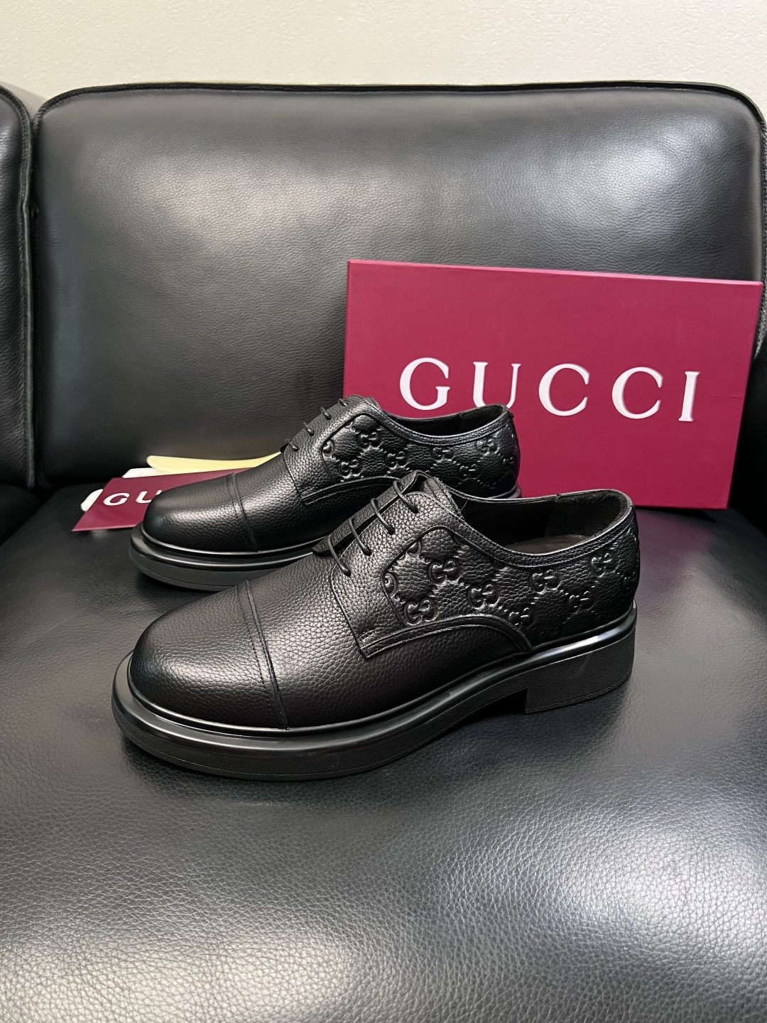 Gucci 高品质  顶级工艺品  古奇  皮鞋专柜新款原厂配置，意大利进口牛皮面料，进口牛皮内里垫，透