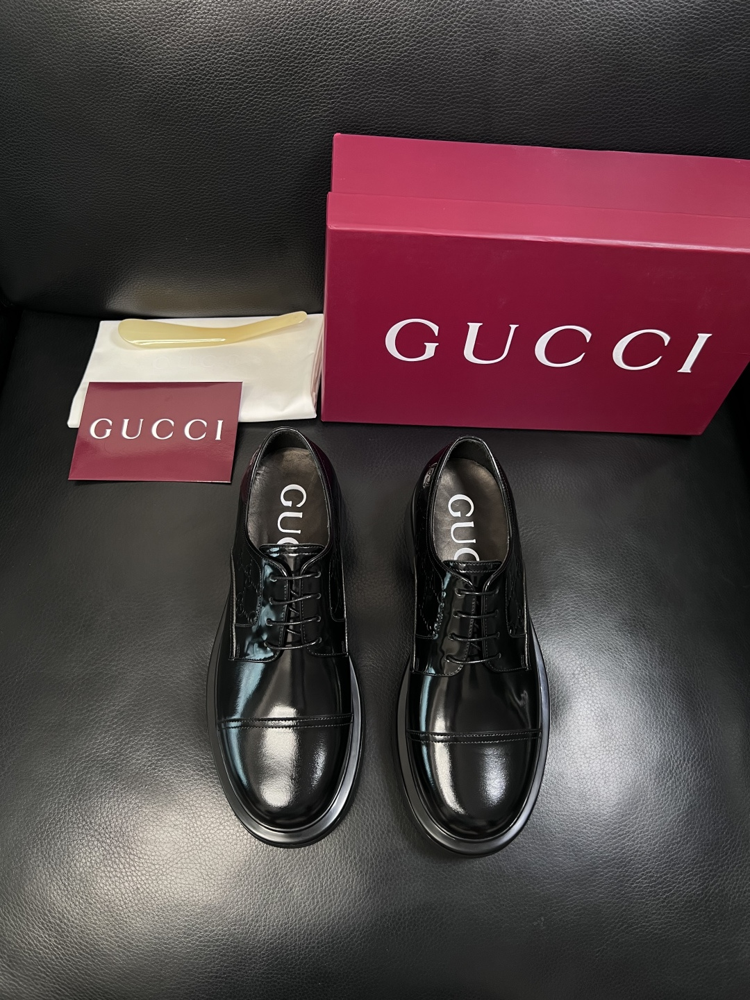 Gucci 高品质  顶级工艺品  古奇  皮鞋专柜新款原厂配置，意大利进口牛皮面料，进口牛皮内里垫，透