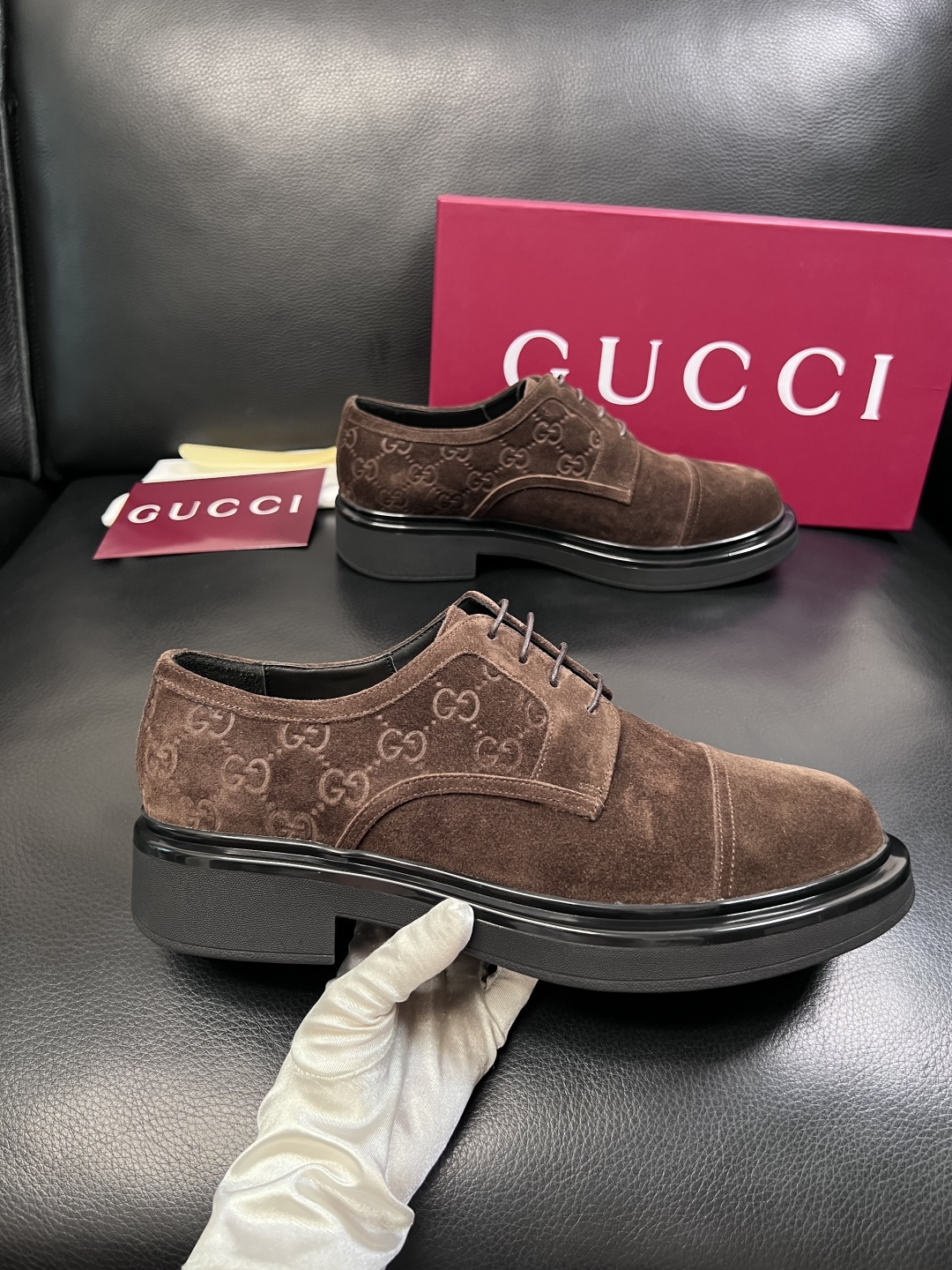 Gucci 高品质  顶级工艺品  古奇  皮鞋专柜新款原厂配置，意大利进口牛皮面料，进口牛皮内里垫，透