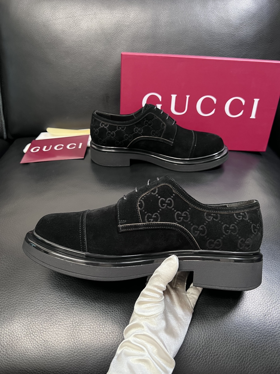 Gucci 高品质  顶级工艺品  古奇  皮鞋专柜新款原厂配置，意大利进口牛皮面料，进口牛皮内里垫，透