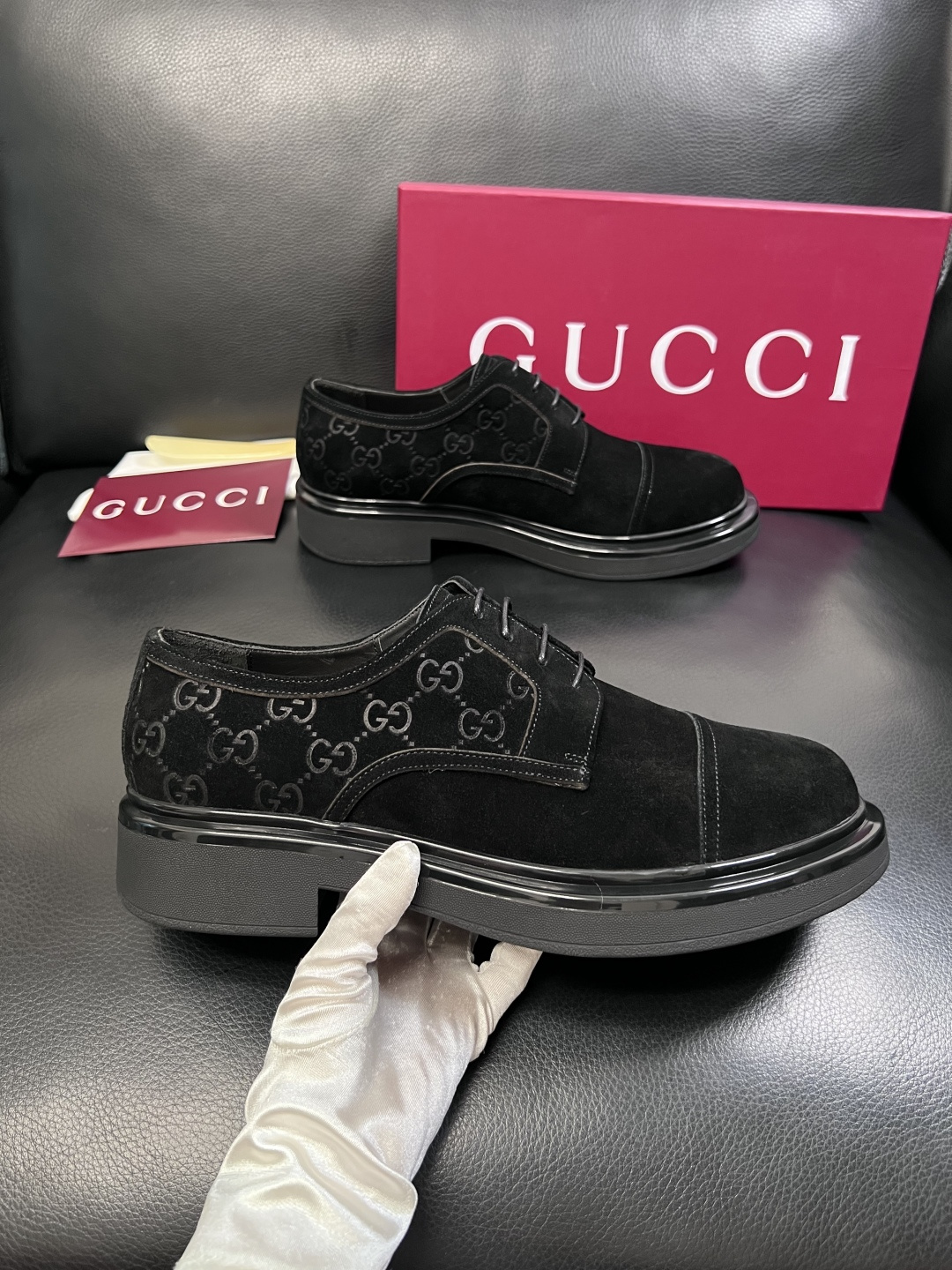 Gucci 高品质  顶级工艺品  古奇  皮鞋专柜新款原厂配置，意大利进口牛皮面料，进口牛皮内里垫，透