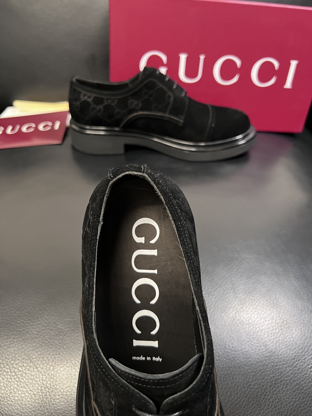 Gucci 高品质  顶级工艺品  古奇  皮鞋专柜新款原厂配置，意大利进口牛皮面料，进口牛皮内里垫，透