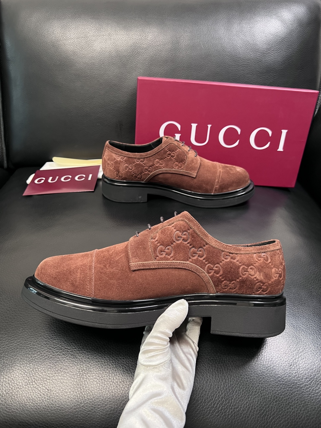 Gucci 高品质  顶级工艺品  古奇  皮鞋专柜新款原厂配置，意大利进口牛皮面料，进口牛皮内里垫，透