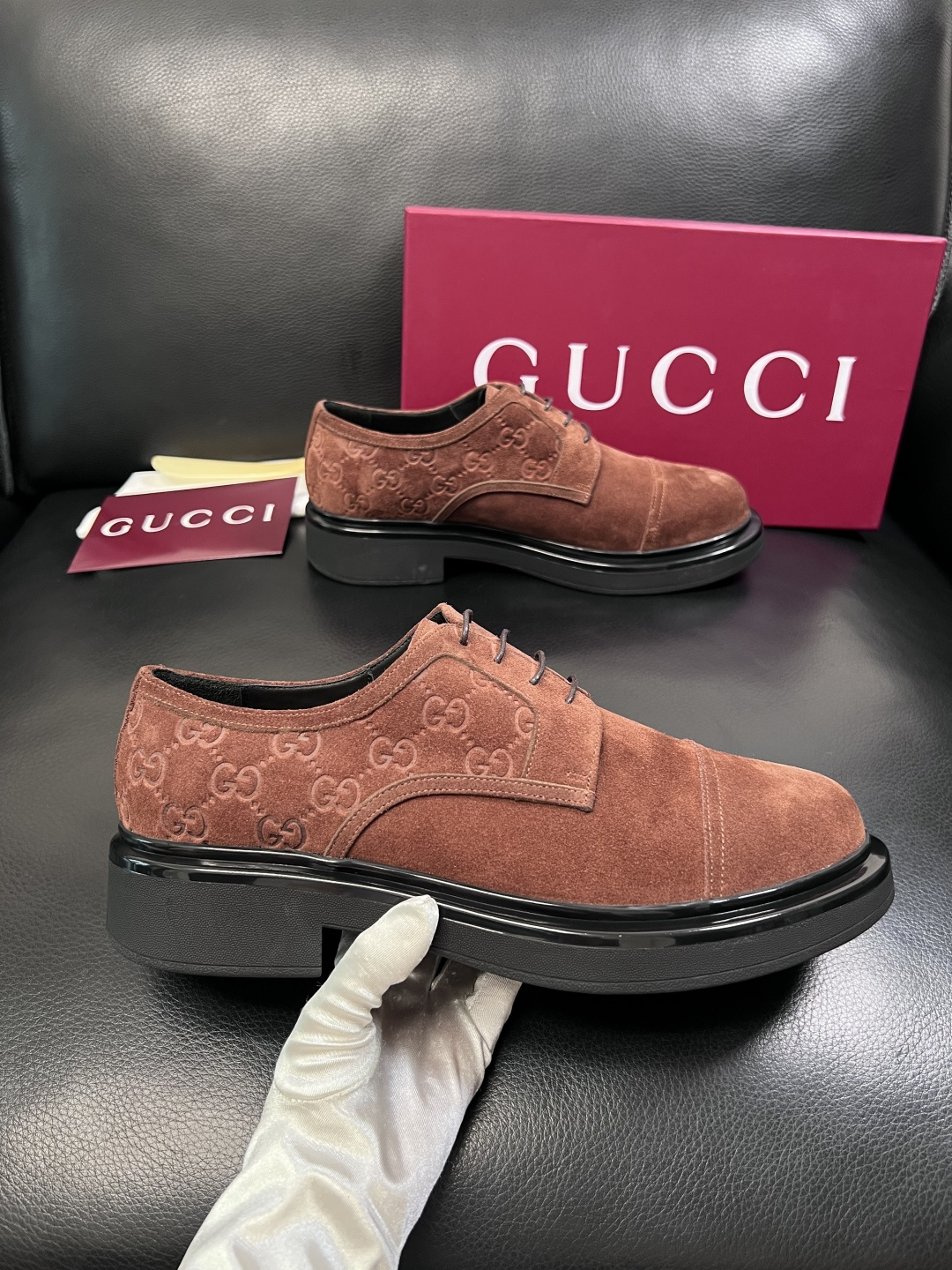 Gucci 高品质  顶级工艺品  古奇  皮鞋专柜新款原厂配置，意大利进口牛皮面料，进口牛皮内里垫，透