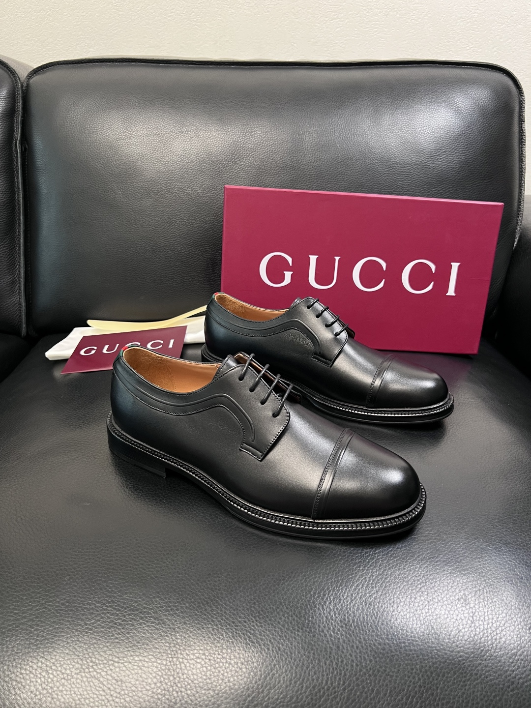 Gucci 高品质  顶级工艺品  古奇  皮鞋专柜新款原厂配置，意大利进口牛皮面料，进口牛皮内里垫，透