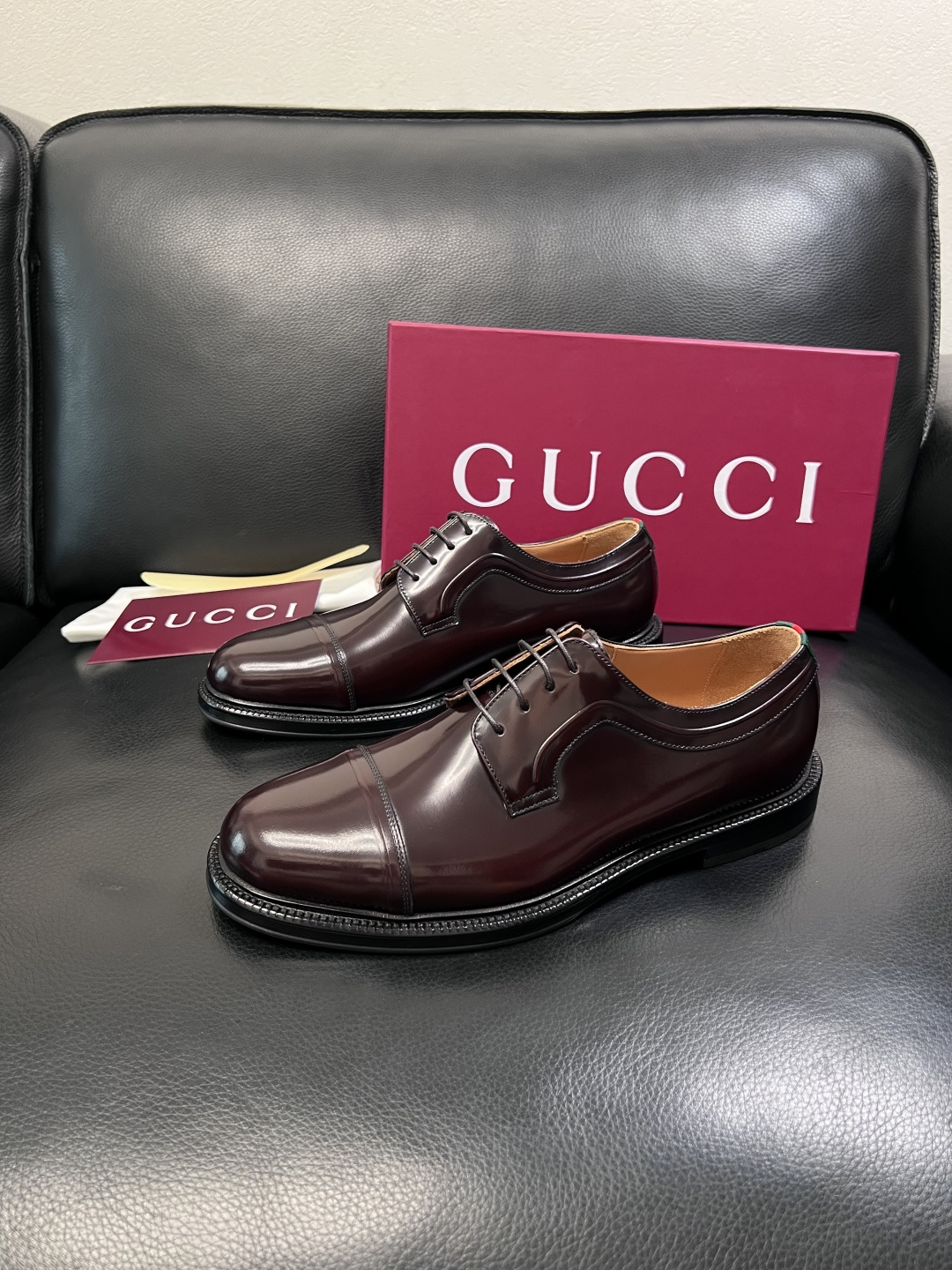 Gucci 高品质  顶级工艺品  古奇  皮鞋专柜新款原厂配置，意大利进口牛皮面料，进口牛皮内里垫，透