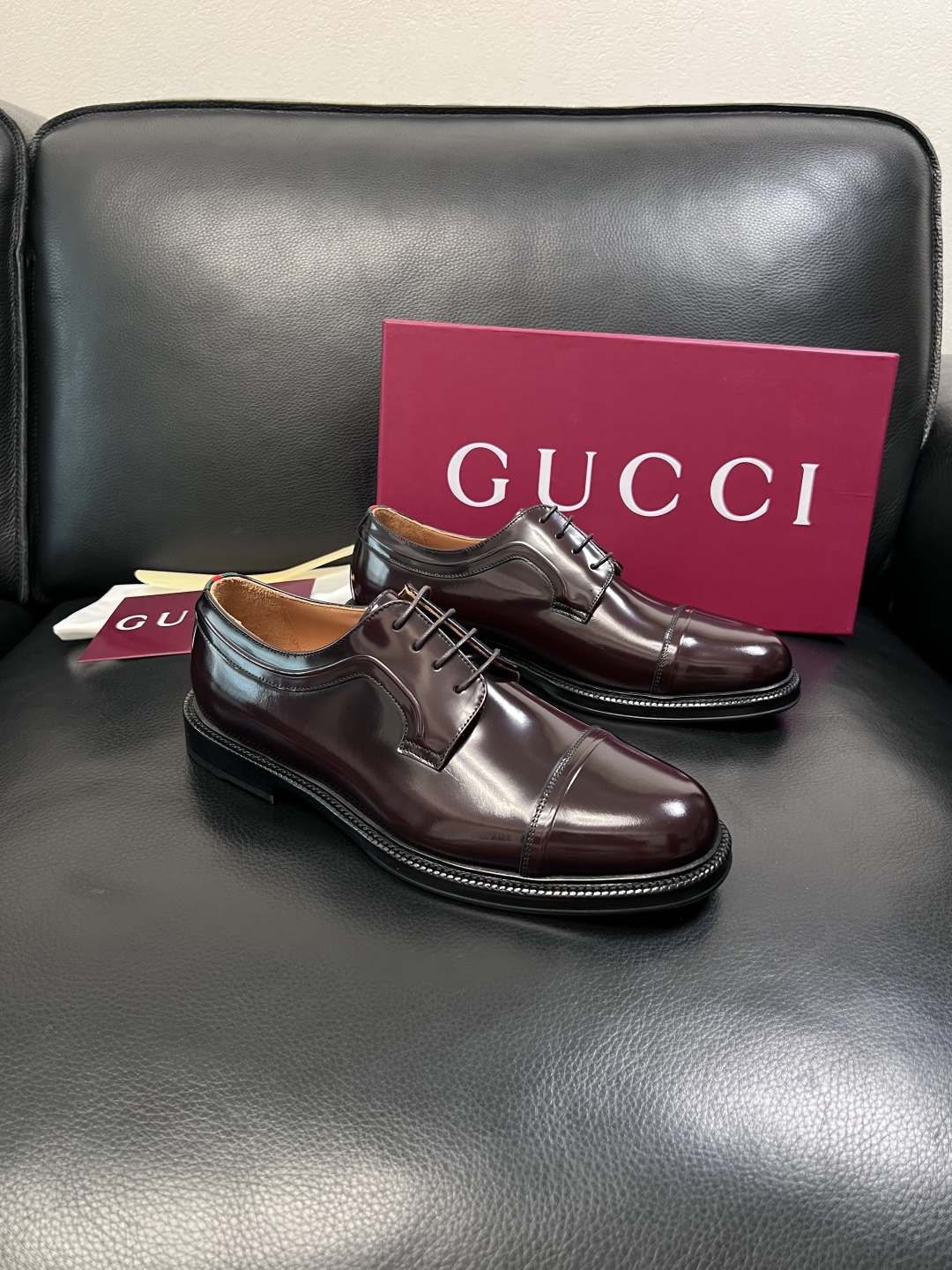 Gucci 高品质  顶级工艺品  古奇  皮鞋专柜新款原厂配置，意大利进口牛皮面料，进口牛皮内里垫，透