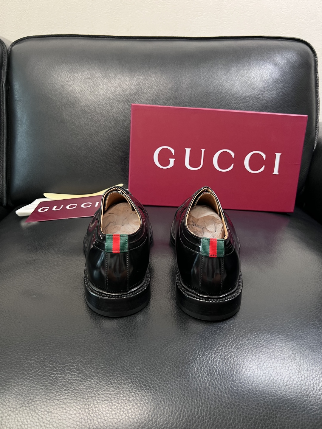 Gucci 高品质  顶级工艺品  古奇  皮鞋专柜新款原厂配置，意大利进口牛皮面料，进口牛皮内里垫，透