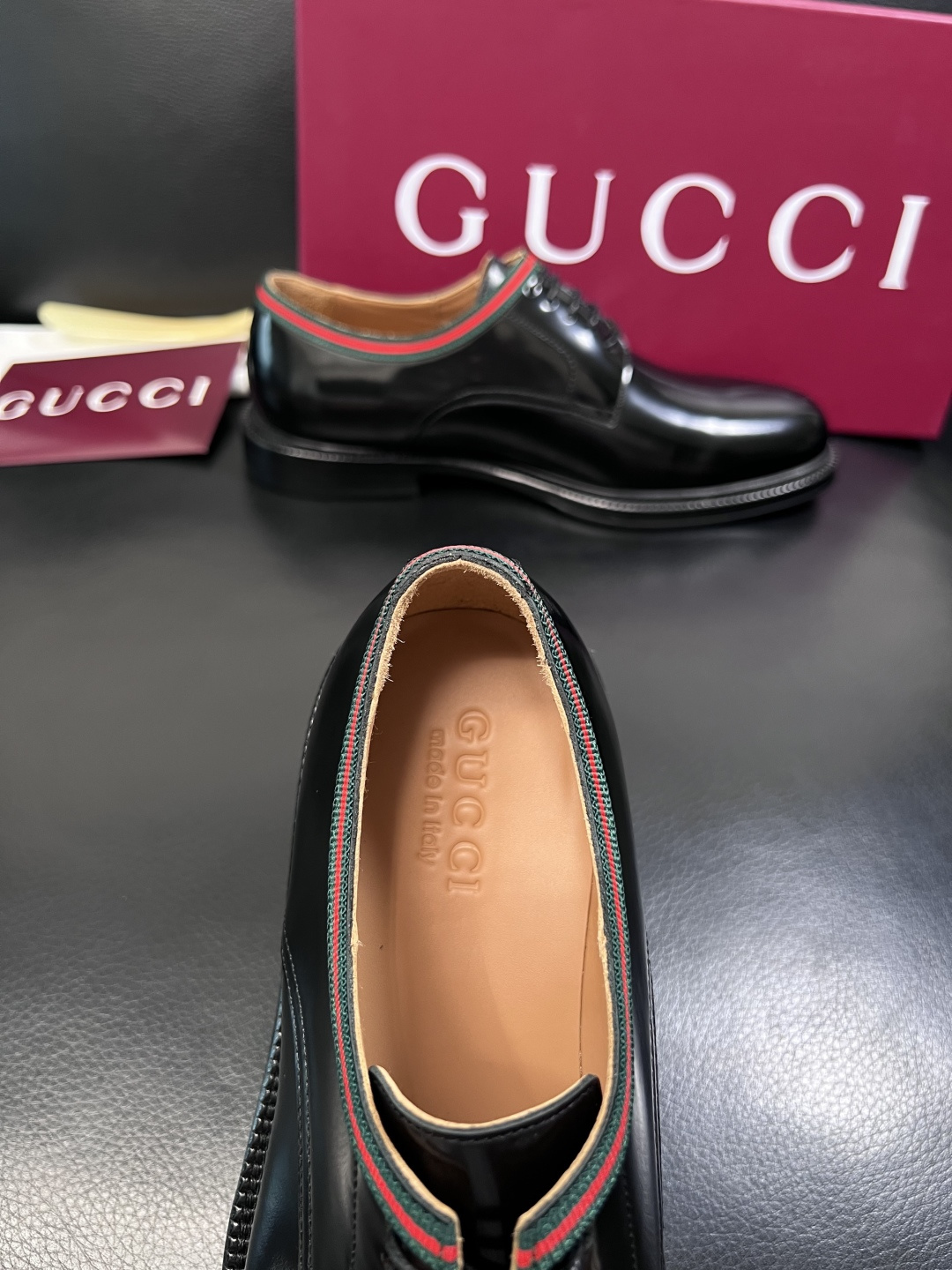 Gucci 高品质  顶级工艺品  古奇  皮鞋专柜新款原厂配置，意大利进口牛皮面料，进口牛皮内里垫，透
