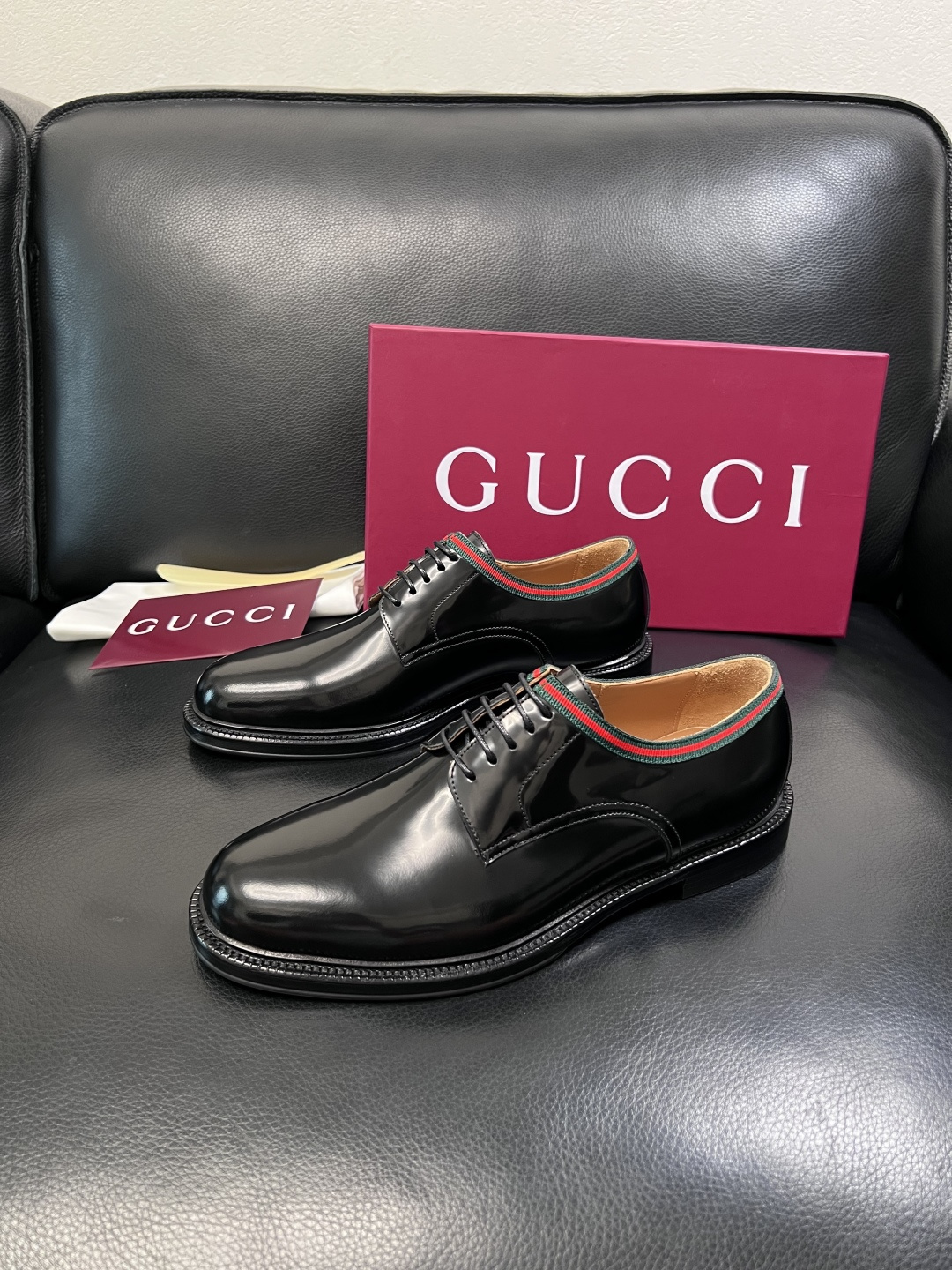 Gucci 高品质  顶级工艺品  古奇  皮鞋专柜新款原厂配置，意大利进口牛皮面料，进口牛皮内里垫，透