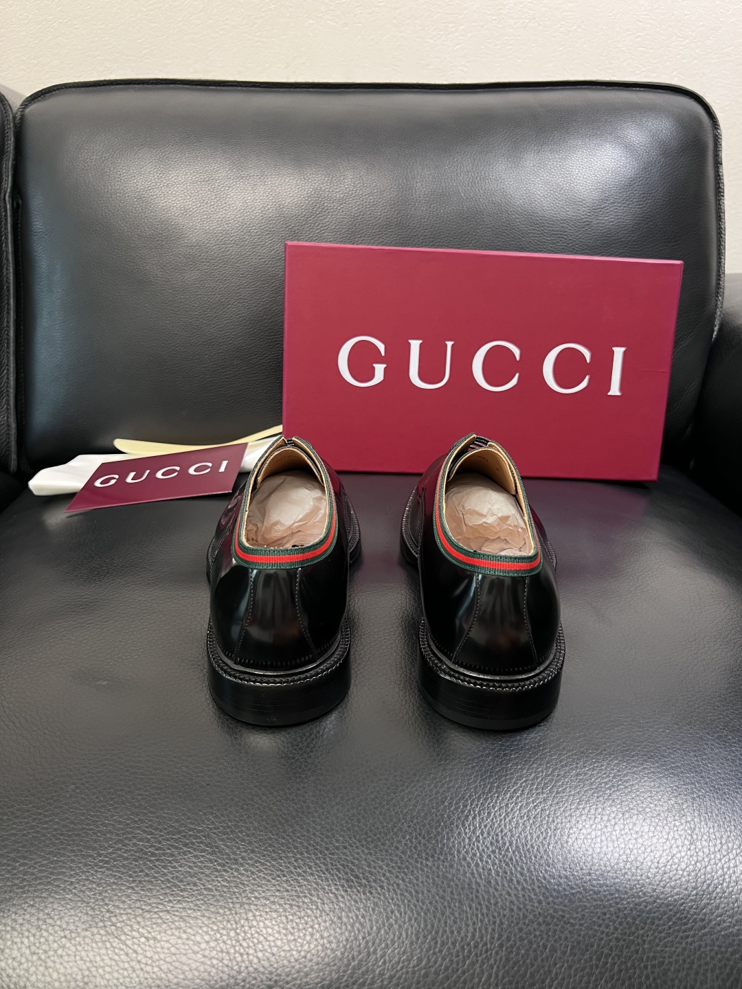 Gucci 高品质  顶级工艺品  古奇  皮鞋专柜新款原厂配置，意大利进口牛皮面料，进口牛皮内里垫，透