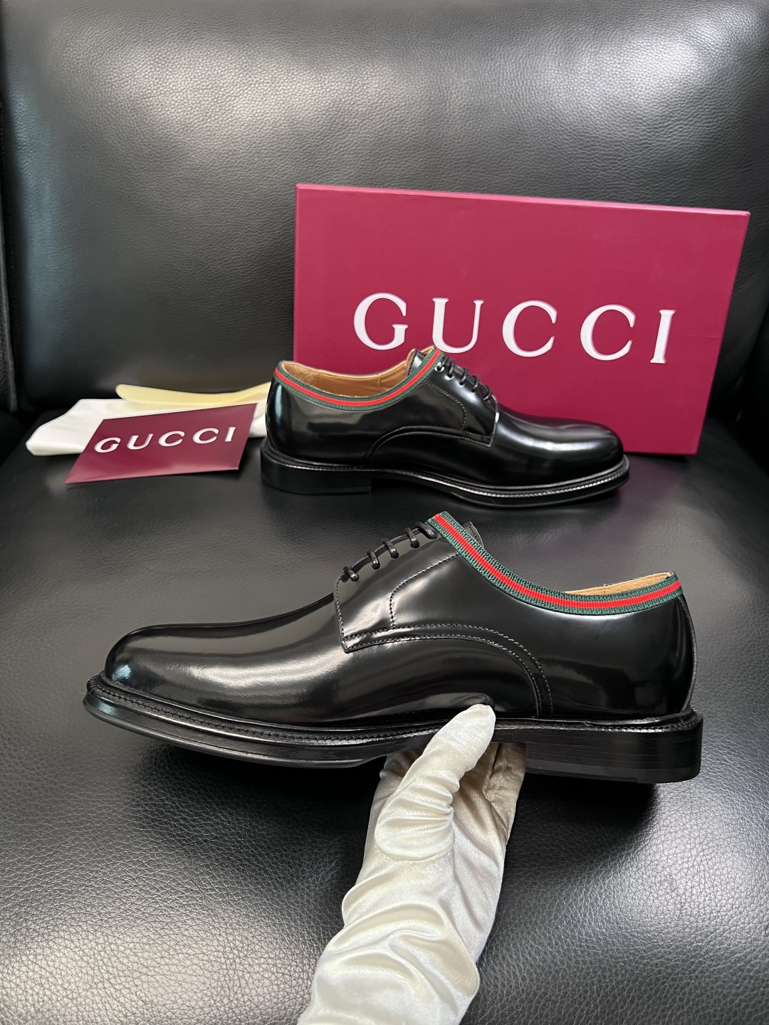 Gucci 高品质  顶级工艺品  古奇  皮鞋专柜新款原厂配置，意大利进口牛皮面料，进口牛皮内里垫，透