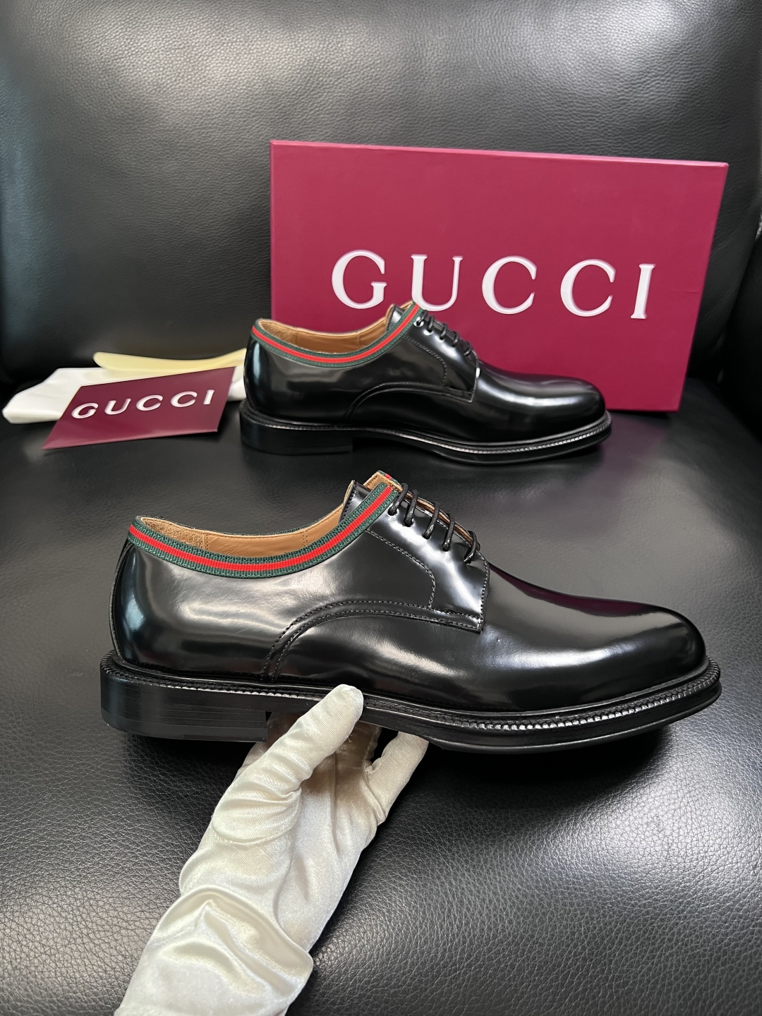 Gucci 高品质  顶级工艺品  古奇  皮鞋专柜新款原厂配置，意大利进口牛皮面料，进口牛皮内里垫，透