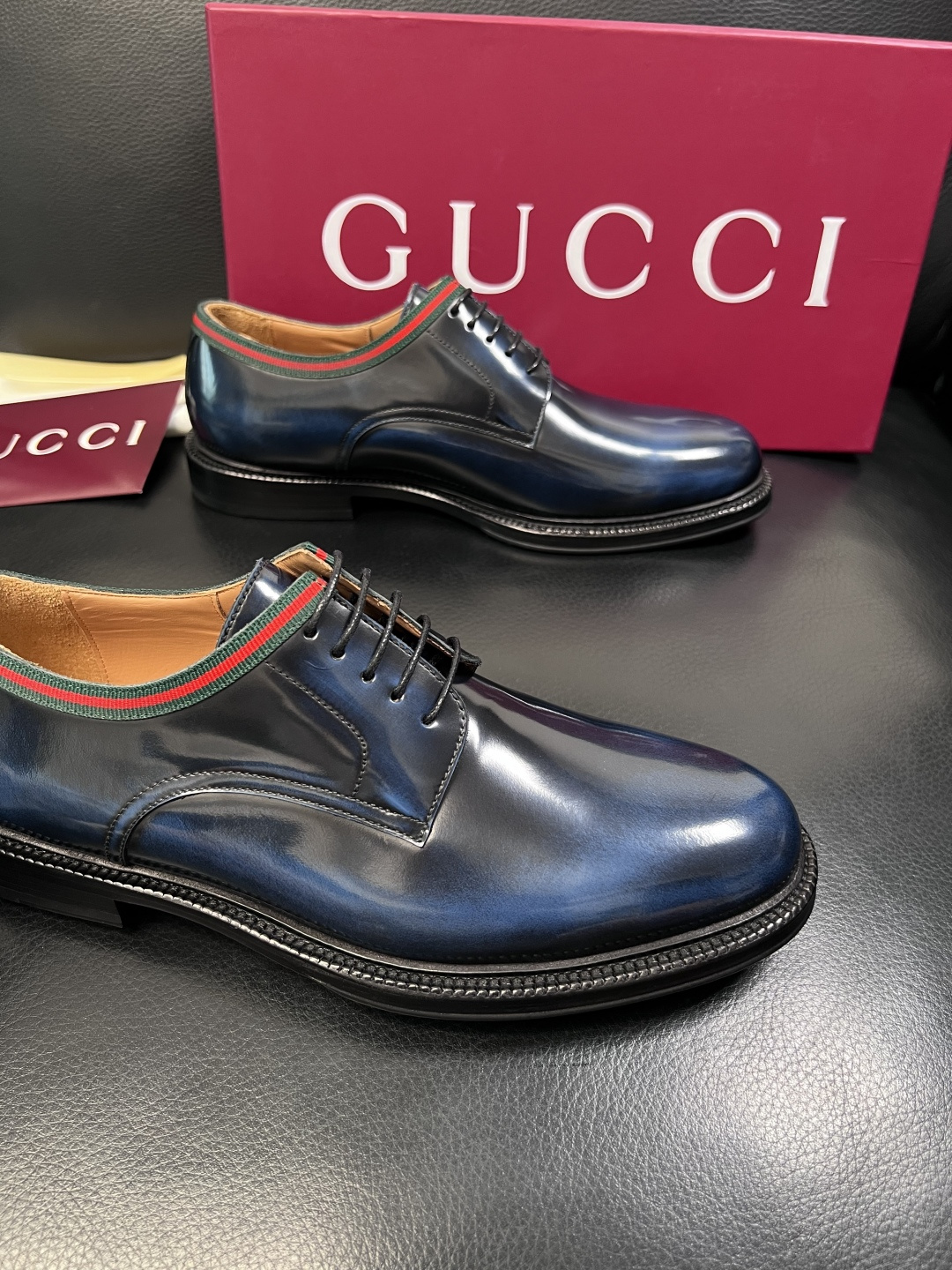 Gucci 高品质  顶级工艺品  古奇  皮鞋专柜新款原厂配置，意大利进口牛皮面料，进口牛皮内里垫，透