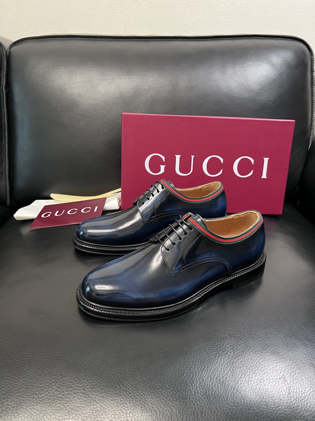 Gucci 高品质  顶级工艺品  古奇  皮鞋专柜新款原厂配置，意大利进口牛皮面料，进口牛皮内里垫，透