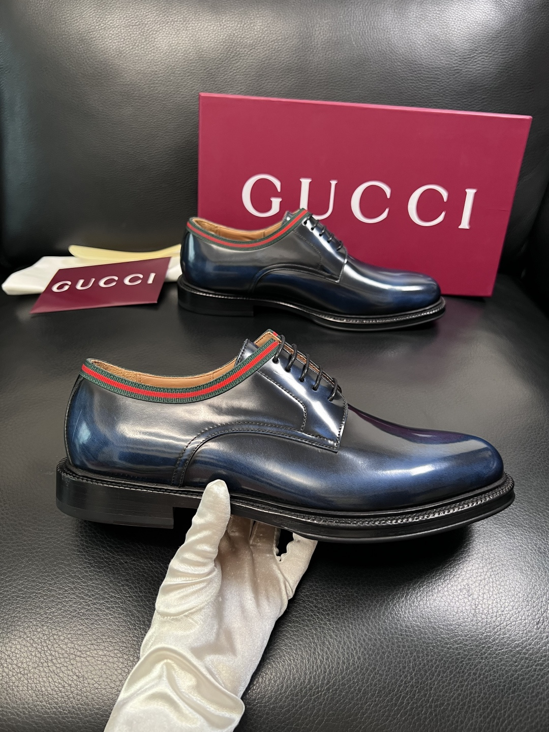 Gucci 高品质  顶级工艺品  古奇  皮鞋专柜新款原厂配置，意大利进口牛皮面料，进口牛皮内里垫，透