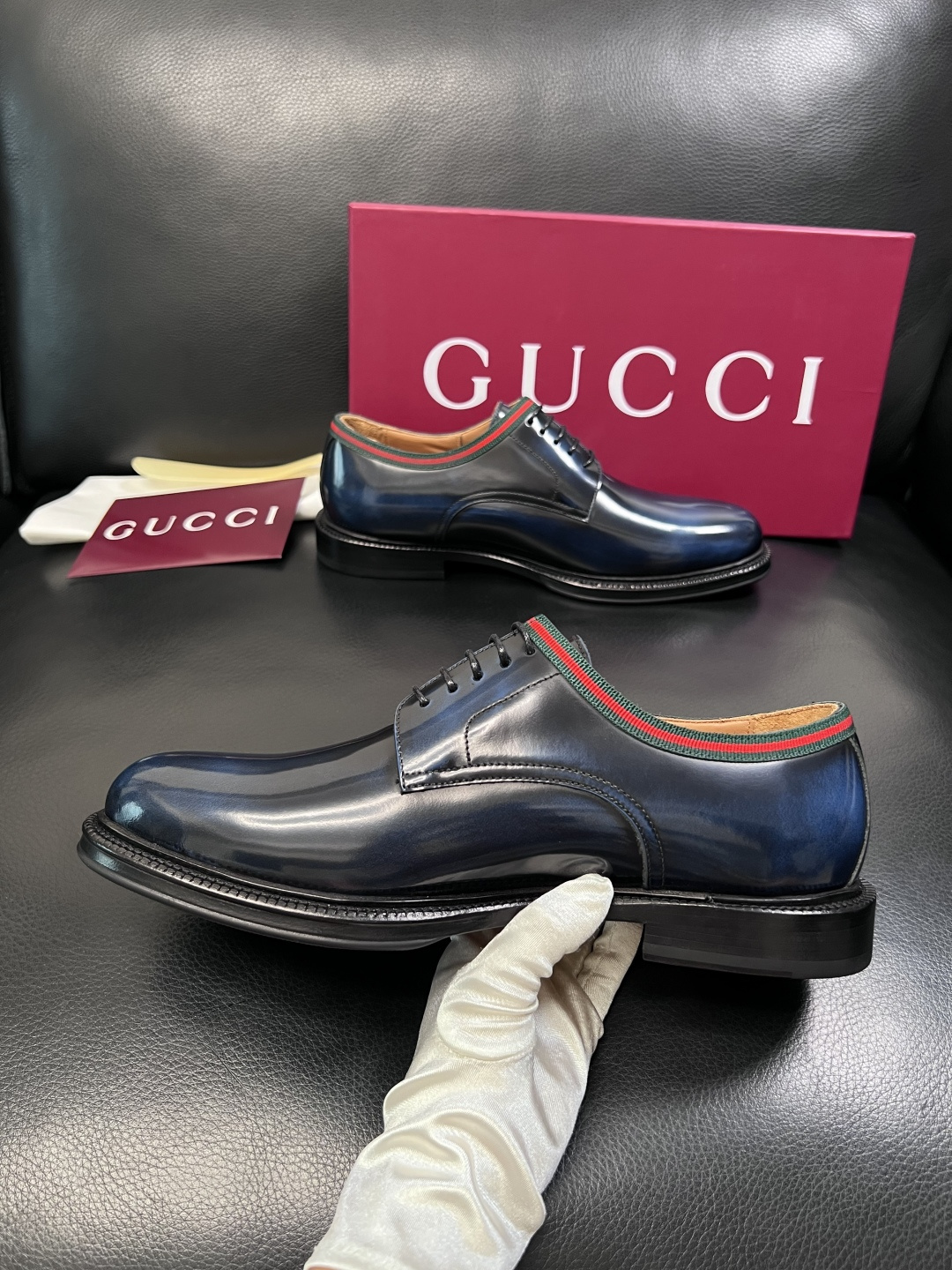 Gucci 高品质  顶级工艺品  古奇  皮鞋专柜新款原厂配置，意大利进口牛皮面料，进口牛皮内里垫，透