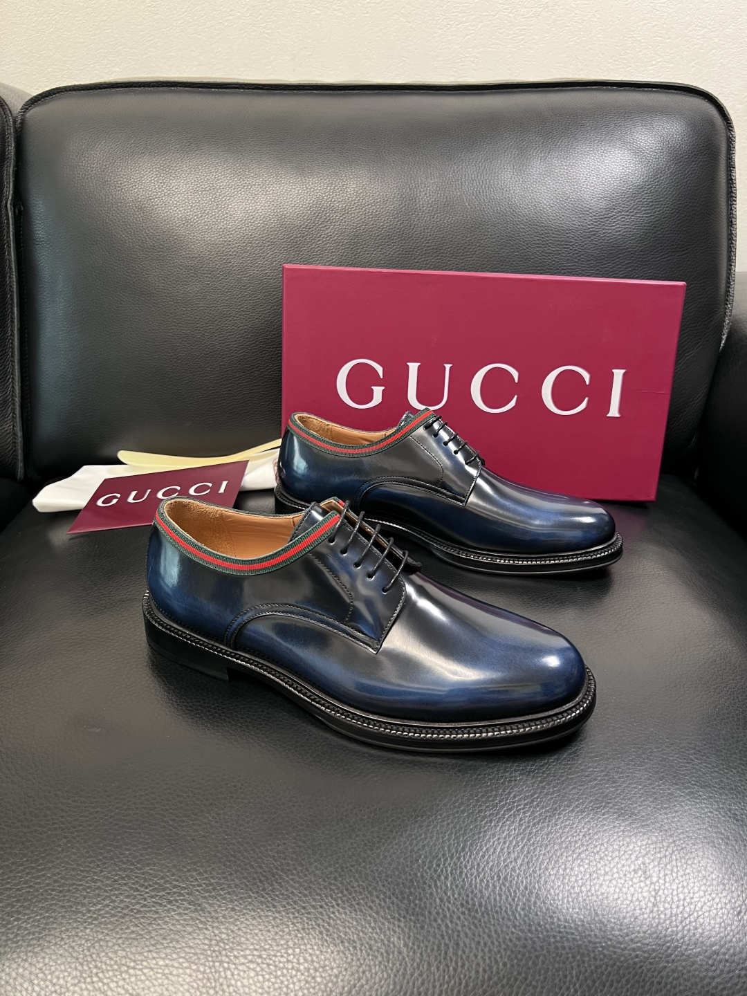 Gucci 高品质  顶级工艺品  古奇  皮鞋专柜新款原厂配置，意大利进口牛皮面料，进口牛皮内里垫，透
