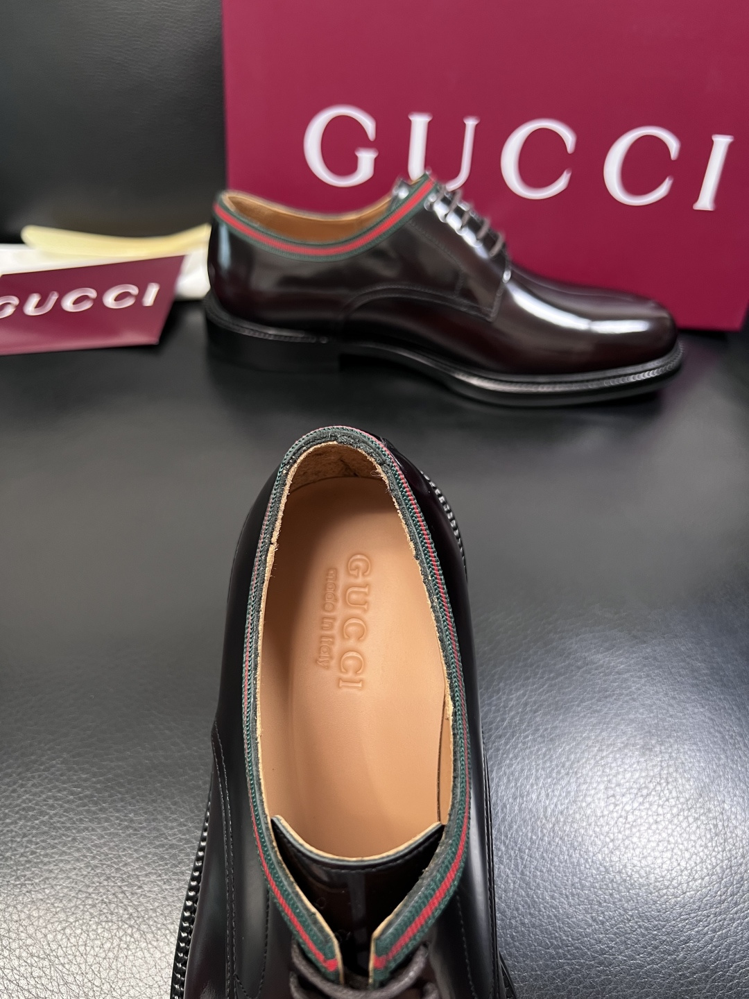 Gucci 高品质  顶级工艺品  古奇  皮鞋专柜新款原厂配置，意大利进口牛皮面料，进口牛皮内里垫，透